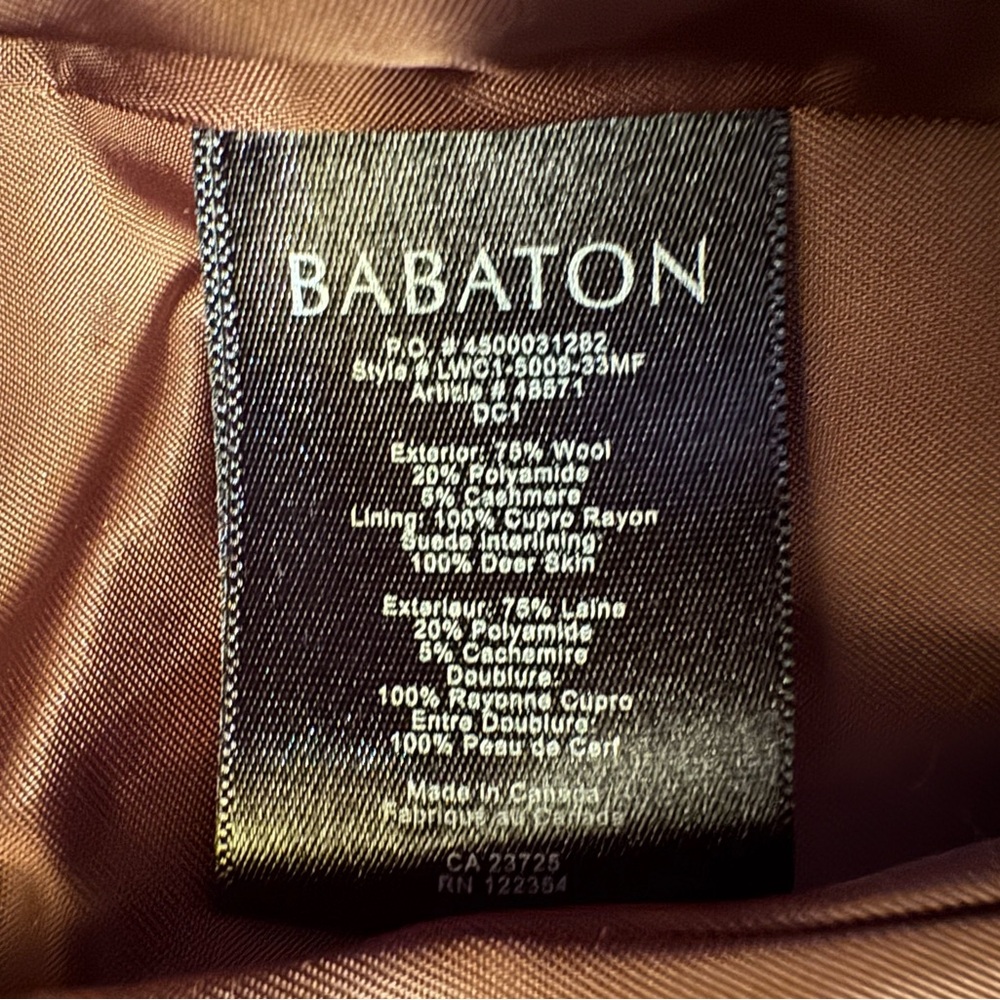 Babaton Elegant Women's Double-Breasted Pea Coat - Picture 6 of 6